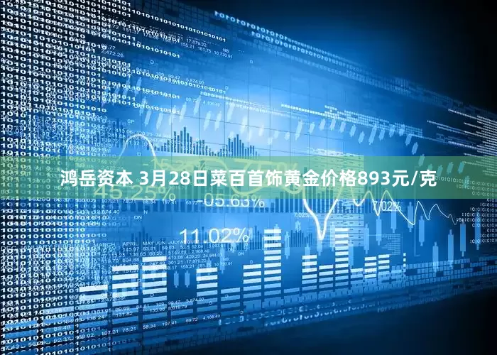 鸿岳资本 3月28日菜百首饰黄金价格893元/克